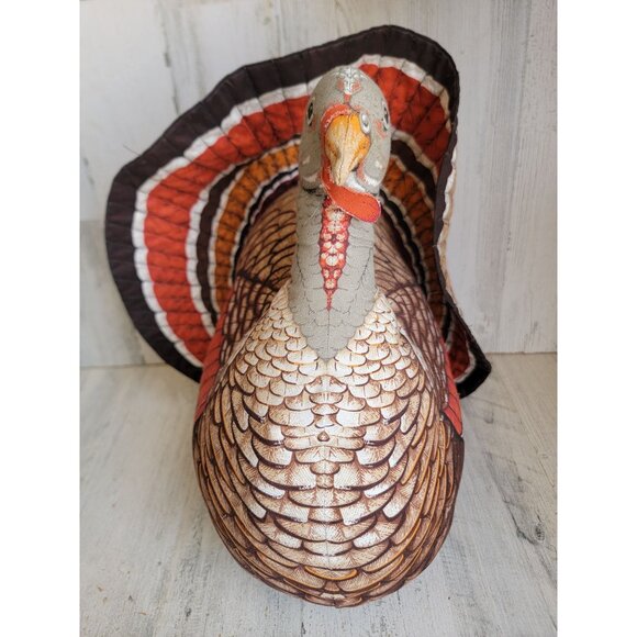 Weighted plush Thanksgiving turkey holidays fall home decor